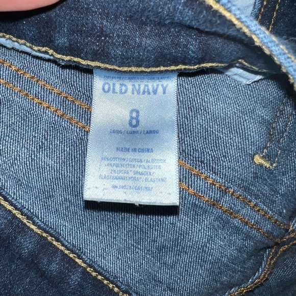Old Navy Sweetheart Jeans 8 long - Picture 3 of 3
